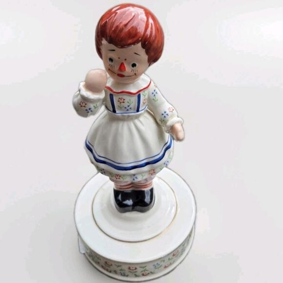 Vintage Vintage 1971 Schmid The Bobbs-Merrill Raggedy Ann Music Box - Picture 1 of 5